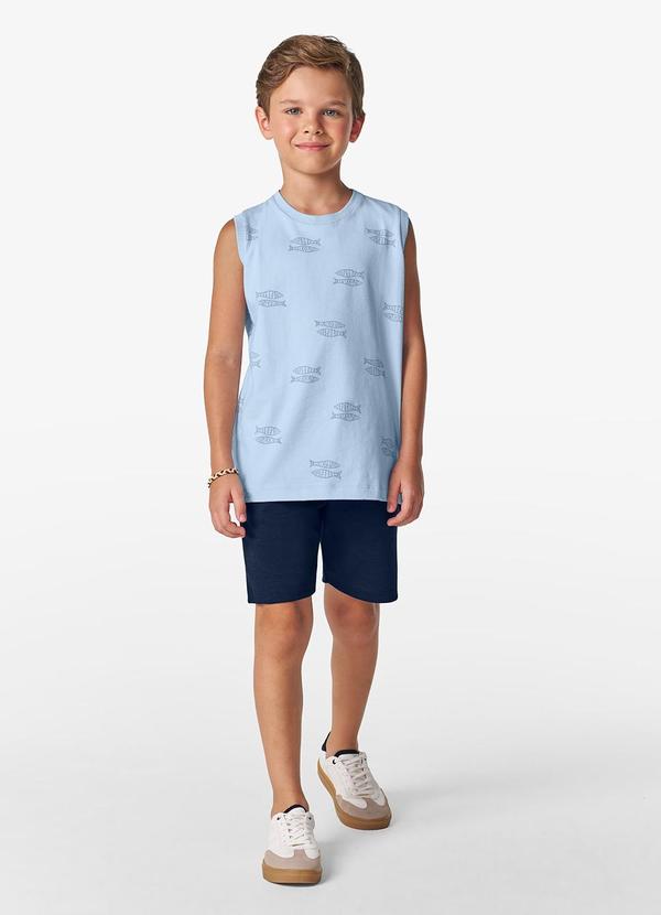 Trick Nick - Machão em Cotton Leve Azul