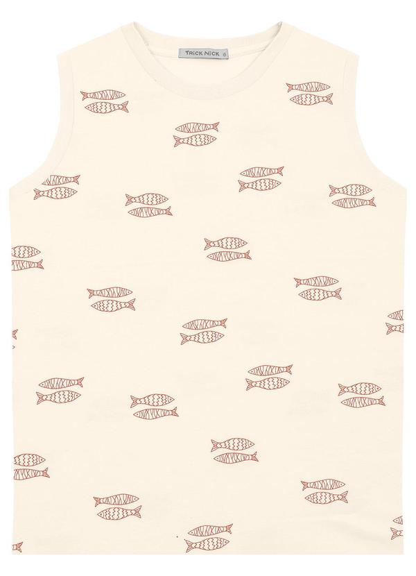 Trick Nick - Machão em Cotton Leve Bege