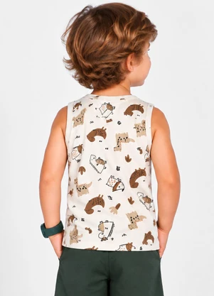 Select - Machao Infantil em Malha Cotton Bege - SELECT