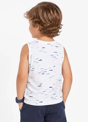 Select - Machao Infantil em Malha Cotton Branco - SELECT