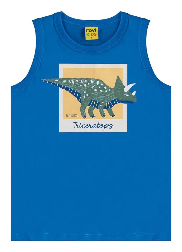 Rovi Kids - Machão Infantil em Meia Malha Azul