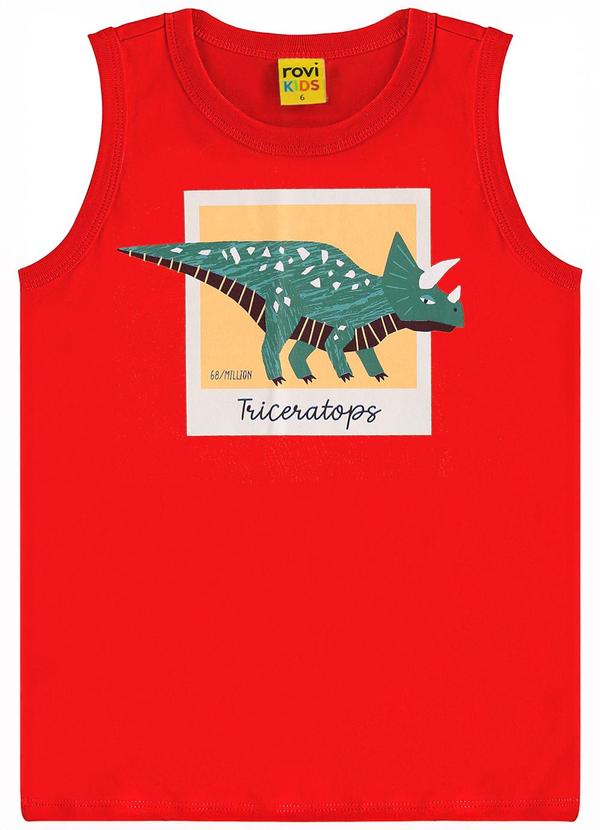 Rovi Kids - Machão Infantil em Meia Malha Laranja