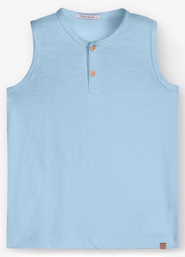 Trick Nick - Machão Masculino Meia Malha Maquinetada Azul