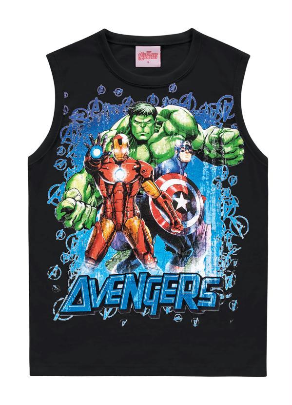 Fakini Kids - Regata Avengers Preto 1