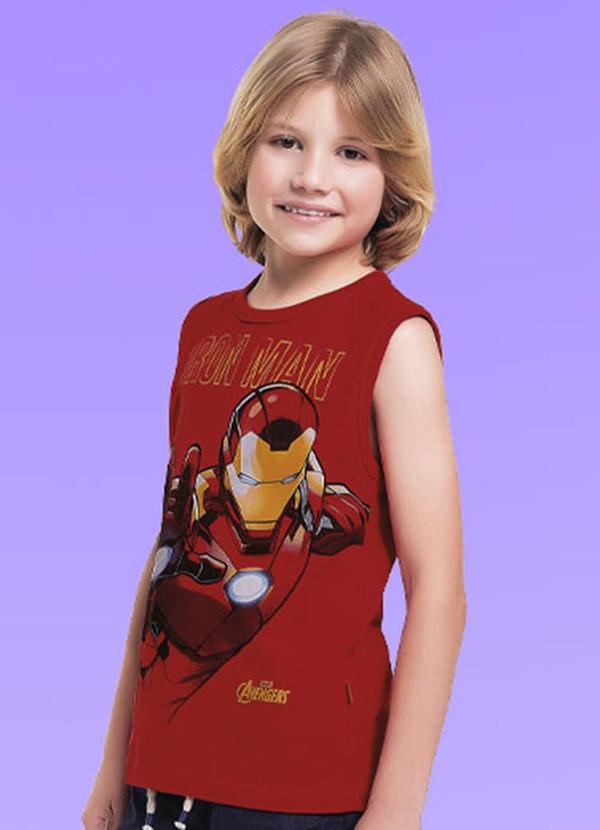Fakini Kids - Regata Avengers Vermelho