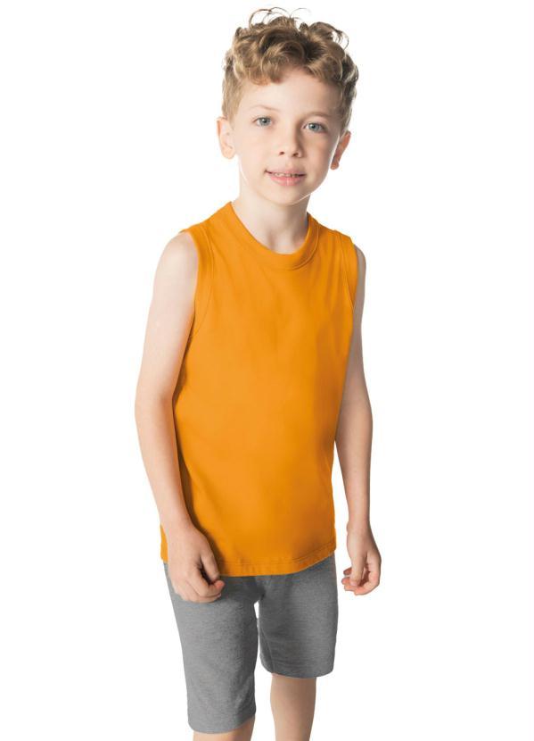 Rovi Kids - Regata Básica Infantil MeninoAmarelo