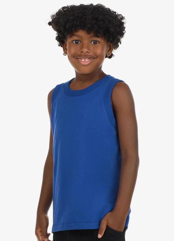 Rovi Kids - Regata Básica Infantil Masculina Azul