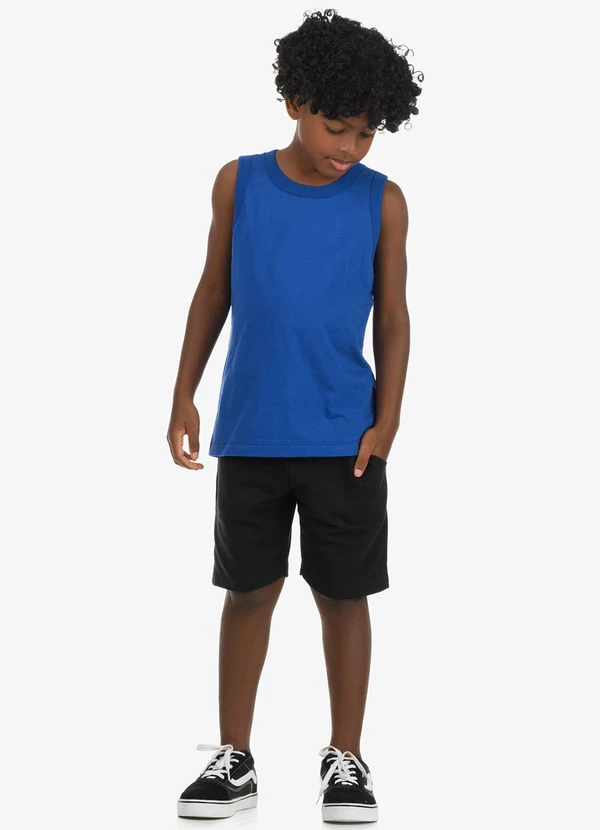 Rovi Kids - Regata Básica Infantil Masculina Azul 3