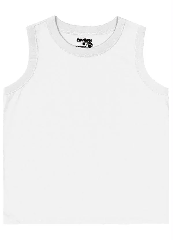 Rovi Kids - Regata Básica Infantil MeninoBranco