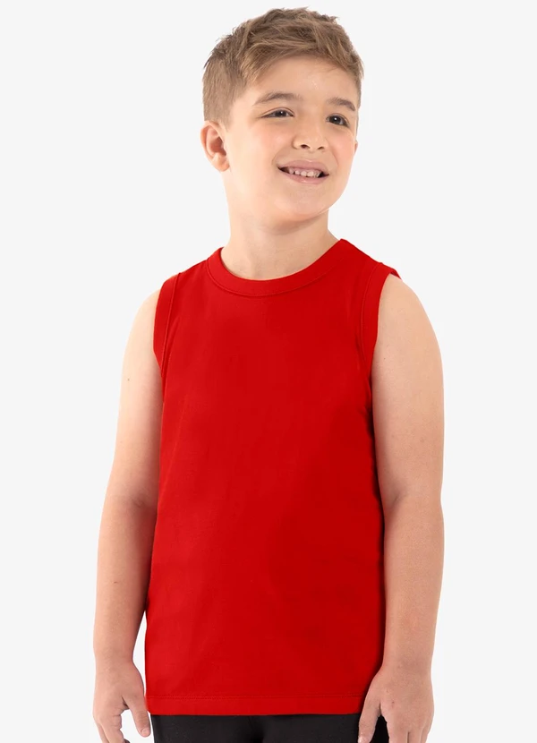 Rovi Kids - Regata Básica Infantil Masculina Laranja