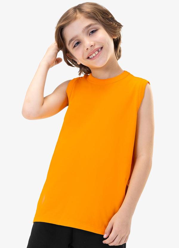 Rovi Kids - Regata Básica Infantil Menino Laranja