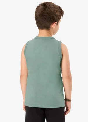 Rovi Kids - Regata Básica Infantil Masculina Verde - ROVI KIDS