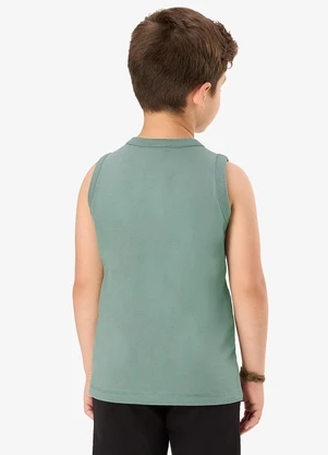 Rovi Kids - Regata Básica Infantil Masculina Verde - ROVI KIDS