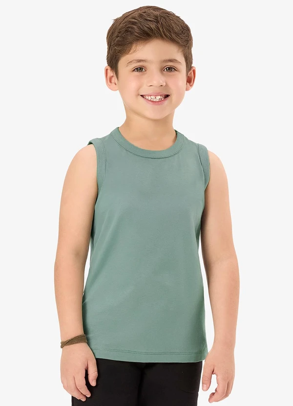 Rovi Kids - Regata Básica Infantil Masculina Verde