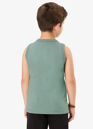 Rovi Kids - Regata Básica Infantil Masculina Verde - ROVI KIDS