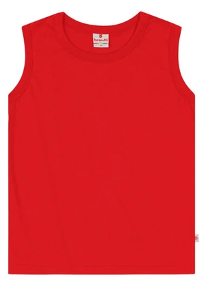 Brandili - Regata Básica Infantil Menino Vermelho - BRANDILI