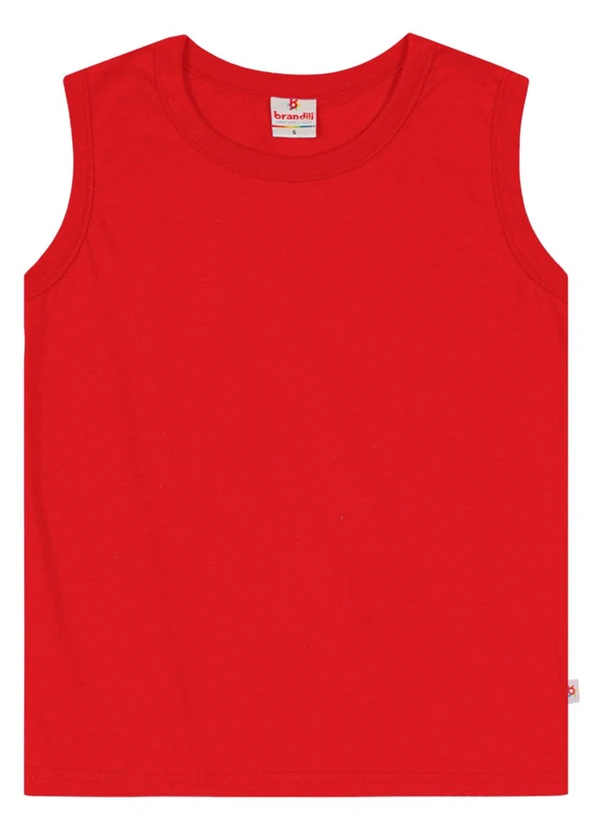 Brandili - Regata Básica Infantil Menino Vermelho