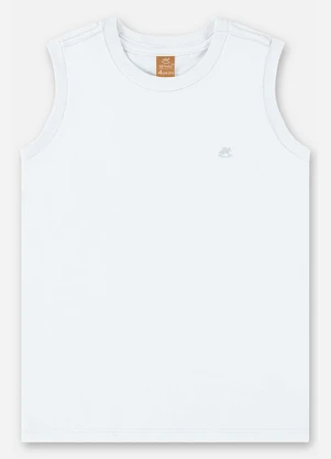 Up Baby - Regata Básica para Menino Branco - UP BABY