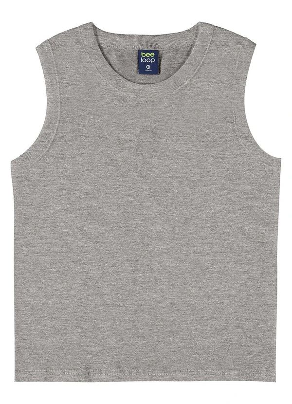 Bee Loop - Regata Básica para Menino Cinza