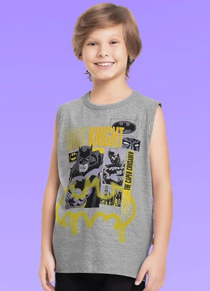 Fakini Kids - Regata Batman Cinza - FAKINI KIDS