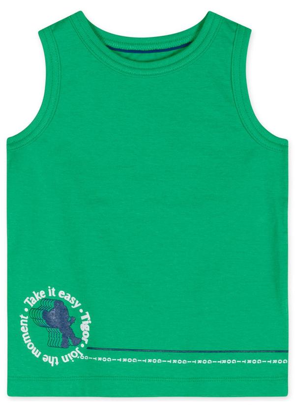 Tigor T Tigre - Regata Bebê Menino Verde