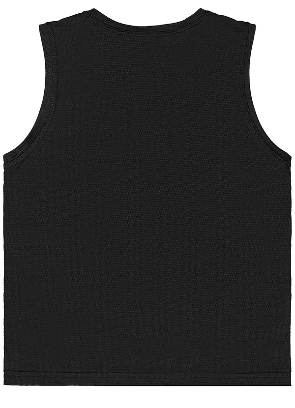 Quimby - Regata Dry Fit Aplique Refletivo Preto 4