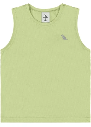Regata Dry Fit Aplique Refletivo Quimby Verde - QUIMBY