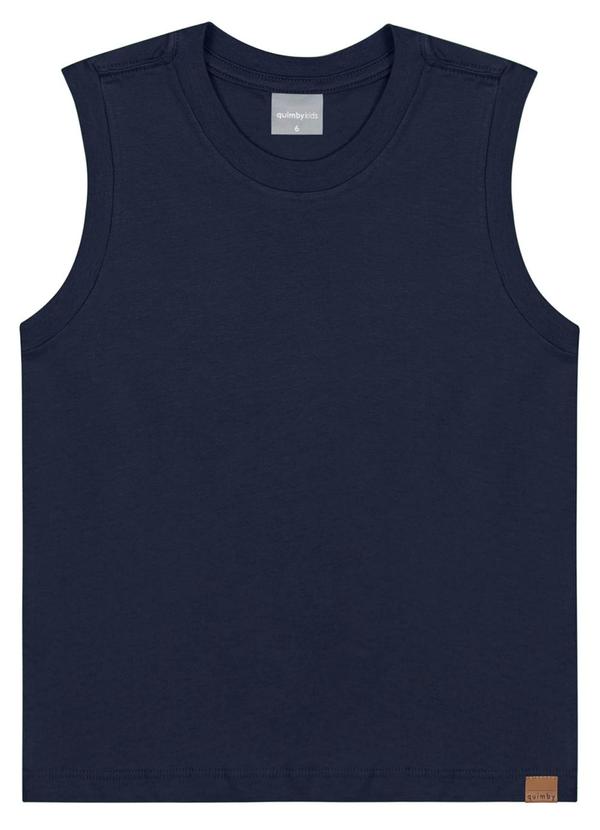Quimby - Regata em Meia Malha para Menino Azul