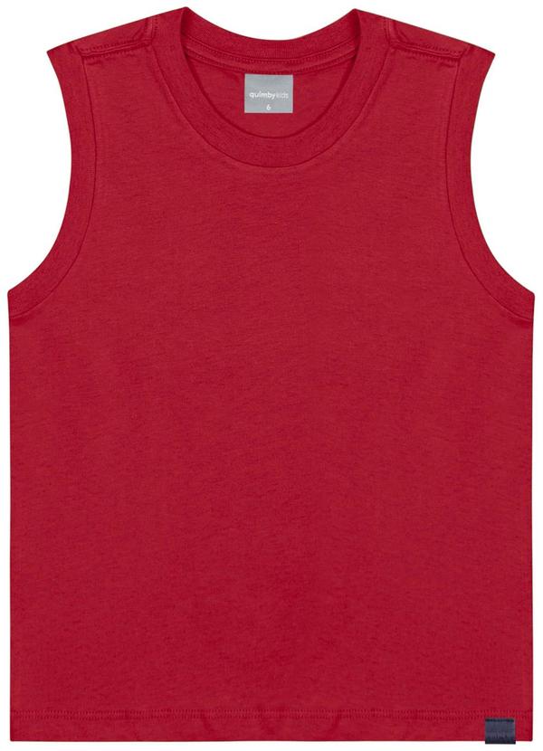 Quimby - Regata em Meia Malha para Menino Vermelho