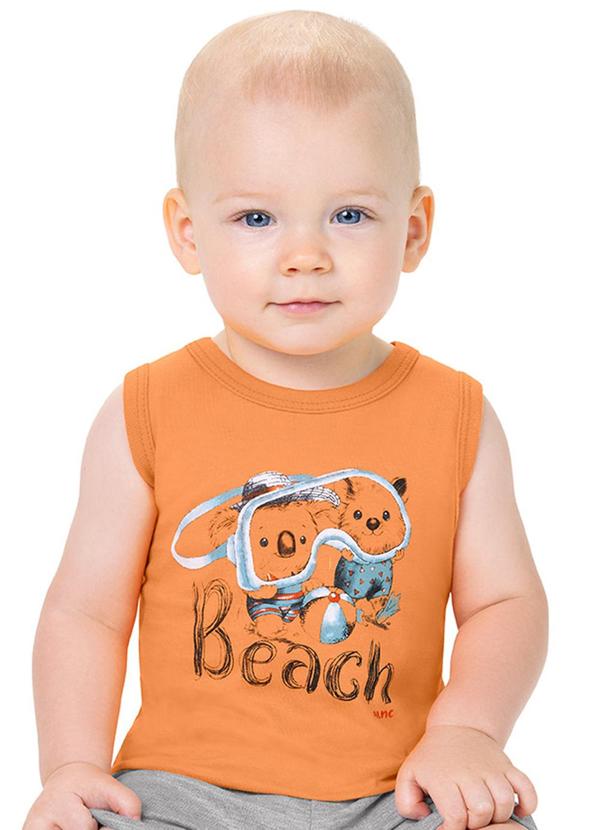 Alenice - Regata Estampa Beach Menino Laranja 1