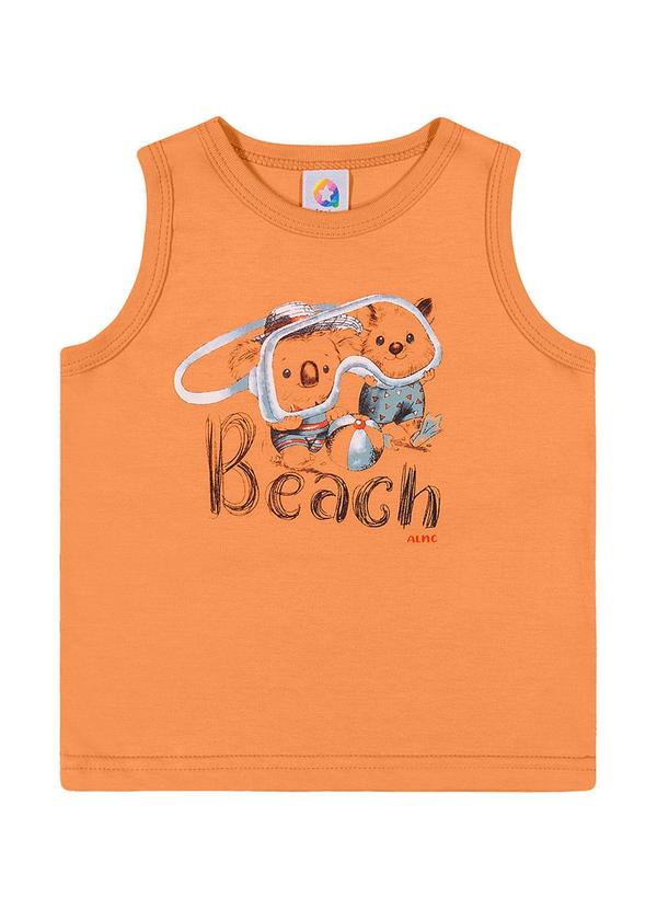 Alenice - Regata Estampa Beach Menino Laranja 3