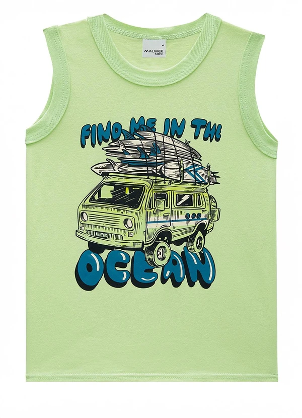 Malwee Kids - Regata Find Me In The Oceans em Malha Verde 3