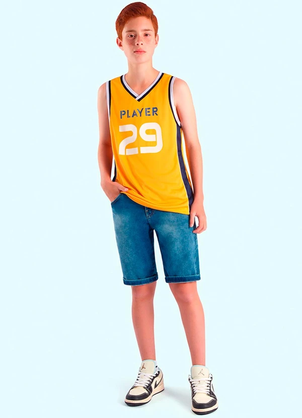 Ddk - Regata Infantil Amarelo 2