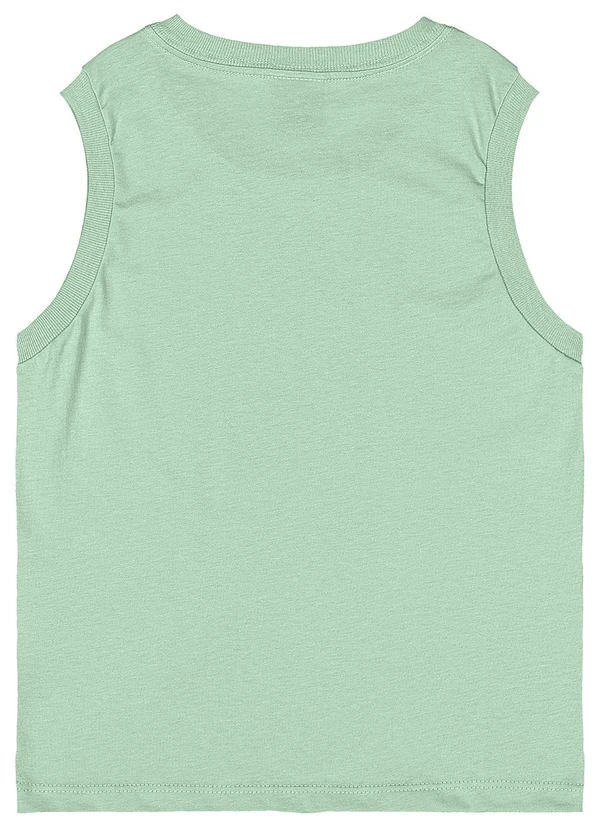 Quimby - Regata Infantil em Algodão Verde 4