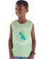 Quimby - Regata Infantil em Algodão Verde - variação: Verde