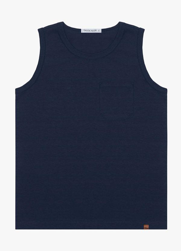 Trick Nick - Regata Infantil em Meia Malha Azul