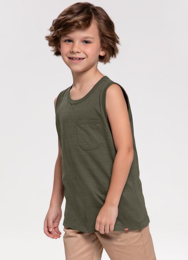 Trick Nick - Regata Infantil em Meia Malha Verde 4