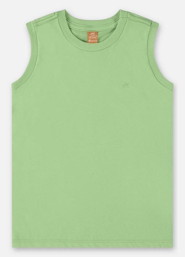 Up Baby - Regata Infantil em Meia Malha Verde 1