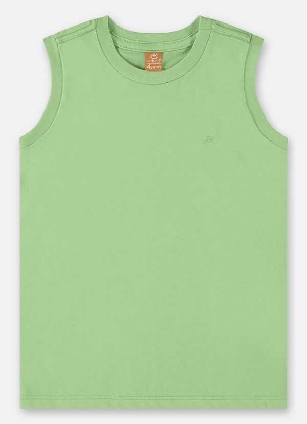 Up Baby - Regata Infantil em Meia Malha Verde