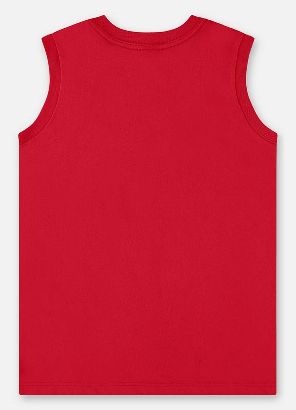 Up Baby - Regata Infantil em Meia Malha Vermelho 2