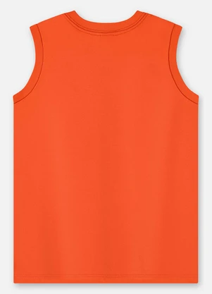 Up Baby - Regata Infantil Masculina Algodão Laranja - UP BABY
