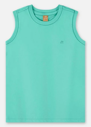 Up Baby - Regata Infantil Masculina Básica Verde - UP BABY