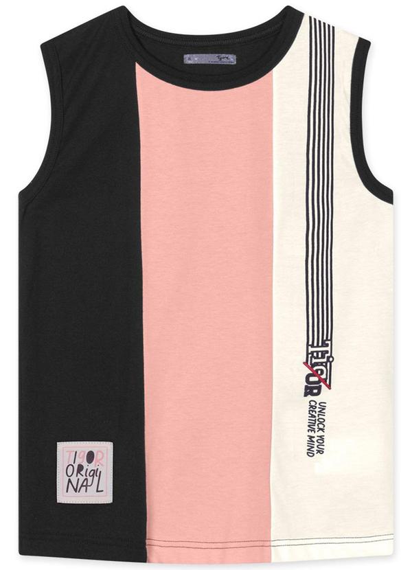 Tigor T Tigre - Regata Infantil Menino Preto