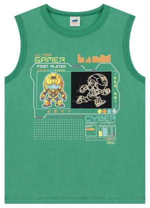 Marlan - Regata Infantil Meia Malha Menino Verde - MARLAN