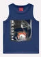 Kyly - Regata Infantil Menin Skate Branco - variação: Azul