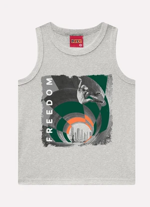 Kyly - Regata Infantil Menin Skate Cinza - KYLY