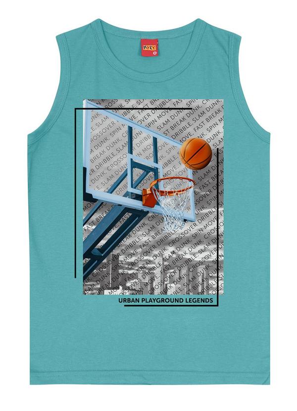 Kyly - Regata Infantil Menino Basquete Verde