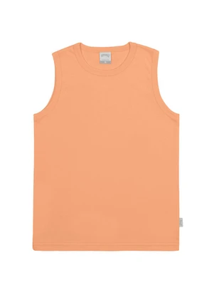 Alakazoo - Regata Infantil Menino em Malha Básica Laranja - ALAKAZOO