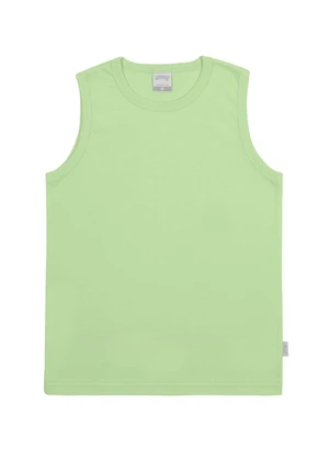 Alakazoo - Regata Infantil Menino em Malha Básica Verde - ALAKAZOO