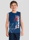 Brandili - Regata Infantil Menino em Meia Malha Azul - variação: Azul